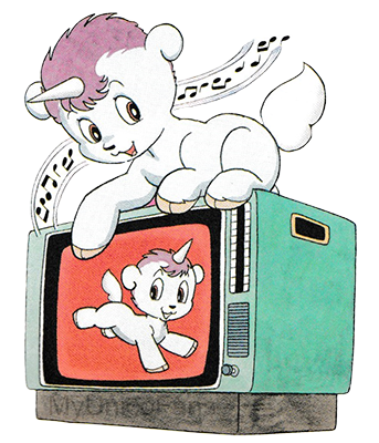 Unico on a television