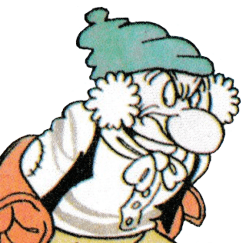 Grandpa from the manga.