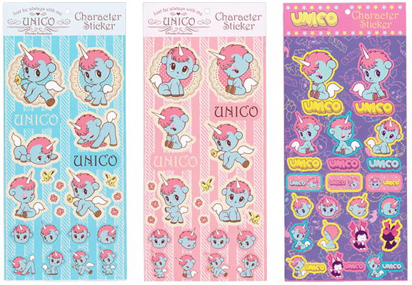 Unico Character Stickers