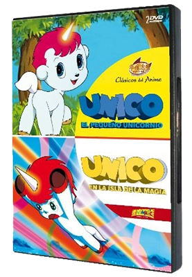 Unico, El Pequeño Unicornio + Unico En La Isla De La Magia DVD