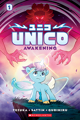 Unico: Awakening Scholastic Cover by Samuel Sattin and Gurihiru